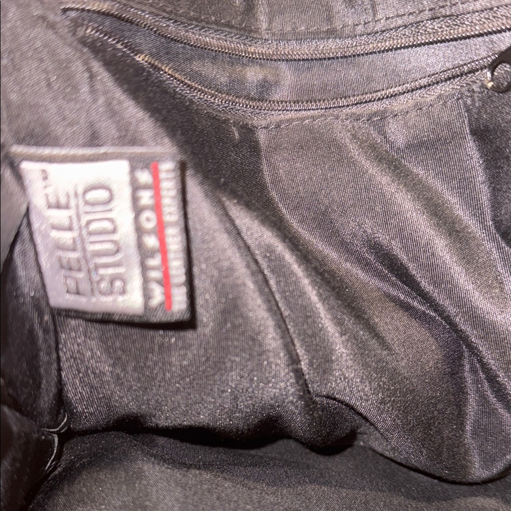 ✨ Pelle Studio Genuine Leather Mini Backpack Purse - Buttery Soft Black ✨ - Picture 9 of 16